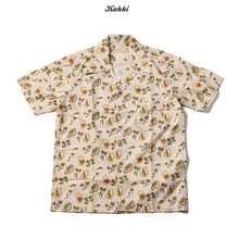 Load image into Gallery viewer, Bronson Classic Aloha Hula Dancer/Palm/Surfer Printing Hawaiian Shirts For Men