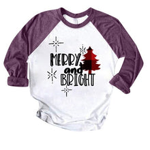 Load image into Gallery viewer, Christmas Clothing Women Coats Blouses Xmas Ladies Sweatershirts Color Patchwork Print Tops Hooded Pullover Blouse Shirts Casaco