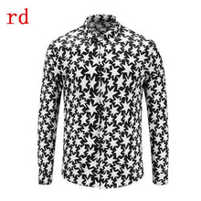 Load image into Gallery viewer, F.N.JACK Long Sleeve Slim Fit Business Man Shirt 2019 New Fashion Men Shirt Casual Male Hawaiian Shirts Printed Shirt Men