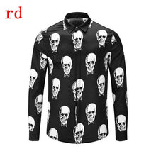 Load image into Gallery viewer, F.N.JACK Long Sleeve Slim Fit Business Man Shirt 2019 New Fashion Men Shirt Casual Male Hawaiian Shirts Printed Shirt Men