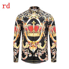 Load image into Gallery viewer, F.N.JACK Long Sleeve Slim Fit Business Man Shirt 2019 New Fashion Men Shirt Casual Male Hawaiian Shirts Printed Shirt Men