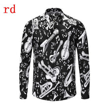 Load image into Gallery viewer, F.N.JACK Long Sleeve Slim Fit Business Man Shirt 2019 New Fashion Men Shirt Casual Male Hawaiian Shirts Printed Shirt Men