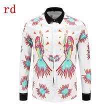 Load image into Gallery viewer, F.N.JACK Long Sleeve Slim Fit Business Man Shirt 2019 New Fashion Men Shirt Casual Male Hawaiian Shirts Printed Shirt Men