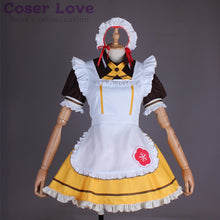 Load image into Gallery viewer, LoveLive Sunshine Aqours Kurosawa Dia Coffee Shop Dessert Striped Maid Cosplay Costume Halloween Christmas  Carnaval Costume