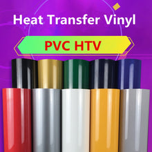 Load image into Gallery viewer, HOHOFILM 50cmx500cm Multi-color Heat Transfer Vinyl PVC T-shirt Vinyl HTV Heat Press Vinyl Clothing Vinyl Christmas 20''x196.8''