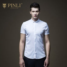 Load image into Gallery viewer, 2019 Sale Hawaiian Shirt Pinli Products Made In The Summer Of Men's Shirt B172113312 Pure Color Cultivate Morality Short Sleeve