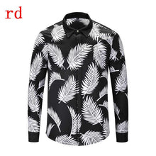 Load image into Gallery viewer, F.N.JACK 2019 New Fashion Men Shirt  Long Sleeve Slim Fit Business Man Shirt Casual Male Hawaiian Shirts Printed Shirt Men