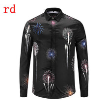Load image into Gallery viewer, F.N.JACK 2019 New Fashion Men Shirt  Long Sleeve Slim Fit Business Man Shirt Casual Male Hawaiian Shirts Printed Shirt Men