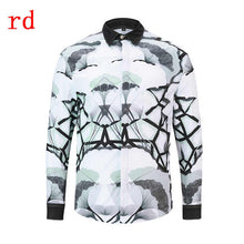Load image into Gallery viewer, F.N.JACK 2019 New Fashion Men Shirt  Long Sleeve Slim Fit Business Man Shirt Casual Male Hawaiian Shirts Printed Shirt Men